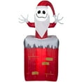 thumbnail image 1 of Animated Christmas Inflatable Jack Skellington in Chimney, 1 of 5