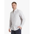 thumbnail image 5 of Chaps Men's & Big Men's Long Sleeve Linen Shirt, Sizes S-3XL, 5 of 9