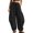Black, variant on Womens Capri Pants for Women Petite Straight Cigarette - Raw Hem Office Red XXL