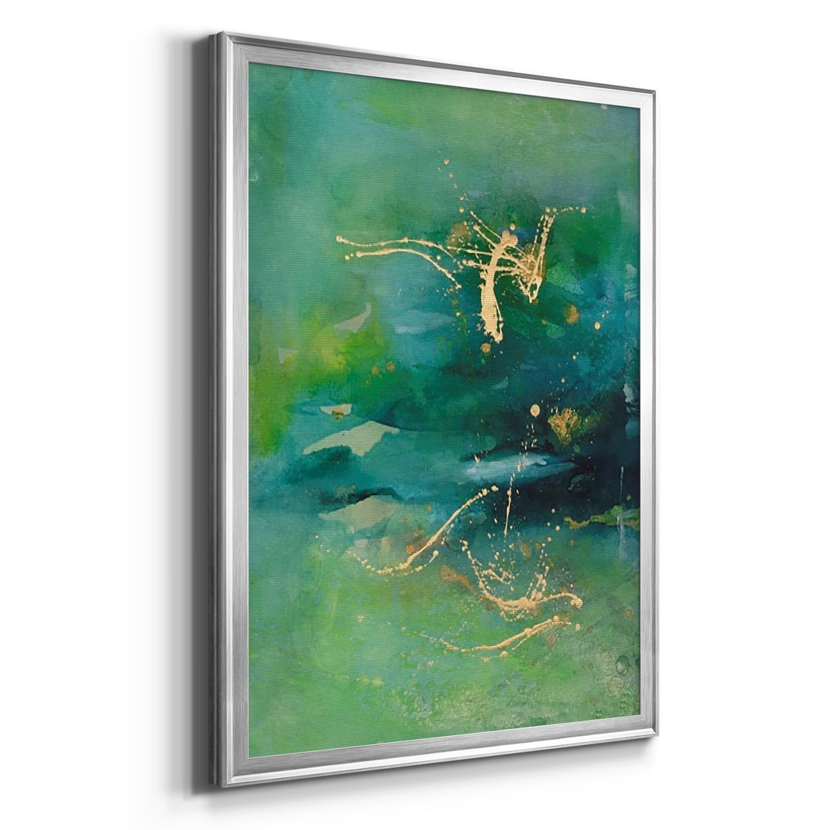Peaceful Diptych II Premium Framed Print, in Gold, Black, or Silver - Ready to Hang