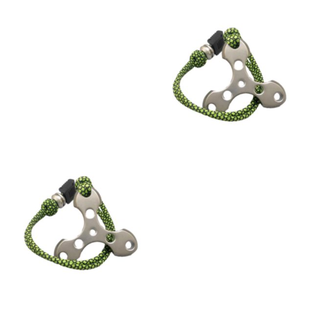 Sonducket Colgante de tigre de dedo de aleación, joyería encantadora y elegante para todas las ocasiones, llavero Trilateral de titanio Type1 NO1