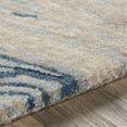 thumbnail image 4 of Surya Kavita KVT-2308 72 x 108" Rectangle Modern Wool Rug in Blue/Oatmeal/Gray, 4 of 8
