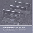thumbnail image 6 of UPKOCH 25Pcs Clear Acrylic Sign Holders with Tilt Stand for Wedding Table Display, 6 of 8