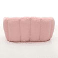 thumbnail image 5 of Leumius Oversized Floor Sofa for Living Room Bedroom, Bean Bag Chair for Adults, Ultra Soft Fluffy Loveseat Bean Bag Sofa, Cozy Reading Chair with Filler Pink, 5 of 6