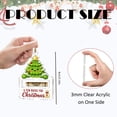 thumbnail image 2 of Christmas Cash Gift Ornament, 3.14" Clear Acrylic Money Holder, Double-Sided Printed Hanging Decor for Xmas Tree, Stocking Stuffer & Holiday Gifting, 2 of 7