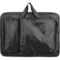 thumbnail image 1 of Estuche para portafolios de arte A3, bolsa para tablero de dibujo portátil, estuche de transporte para arte, mochila artística impermeable de 19x14 pulgadas (negro), 1 of 5