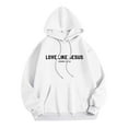 thumbnail image 3 of 2024 New Women's Letter Printed Round Neck Pullover Street Long Sleeve Pullover Hoodie Zip up Hoodie Long Women Sweat Womens Shirt Women Hoodies Womens Hooded Long Sweatshirt Zip up Long Hoodie, 3 of 3
