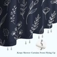 thumbnail image 6 of Pioneer Flower Floral Print Pattern Shower Curtain 84"x72", Bathroom Decorative Shower Curtain Set with 12 Hooks, Waterproof Washable, 6 of 6