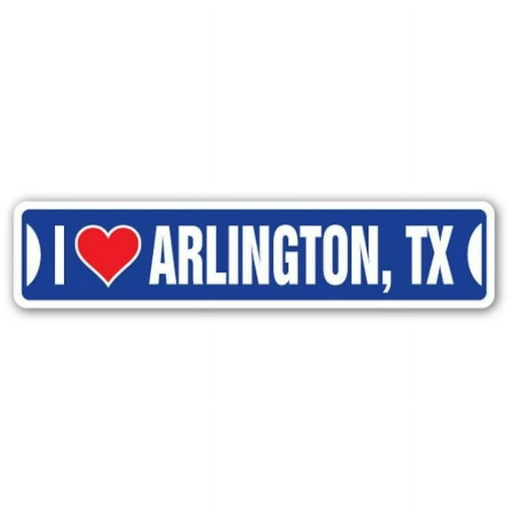 SignMission SSIL-Arlington Tx Street Sign - I Love Arlington, Texas