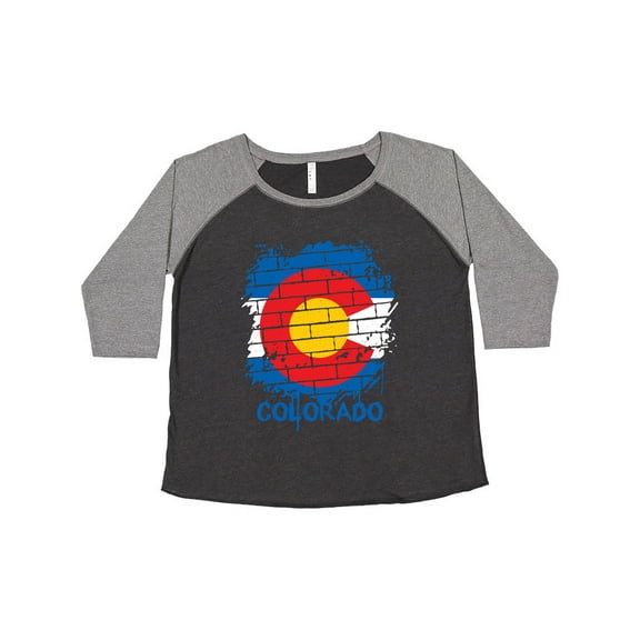 Inktastic Graffiti Colorado State Flag Women's Plus Size T-Shirt