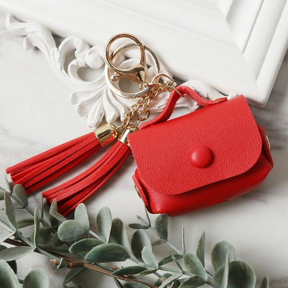 Charging Case Cover for Apple Airpods Pro , Genuine Leather Case Compatible with Apple Airpods Pro Charging Case (Tassels)