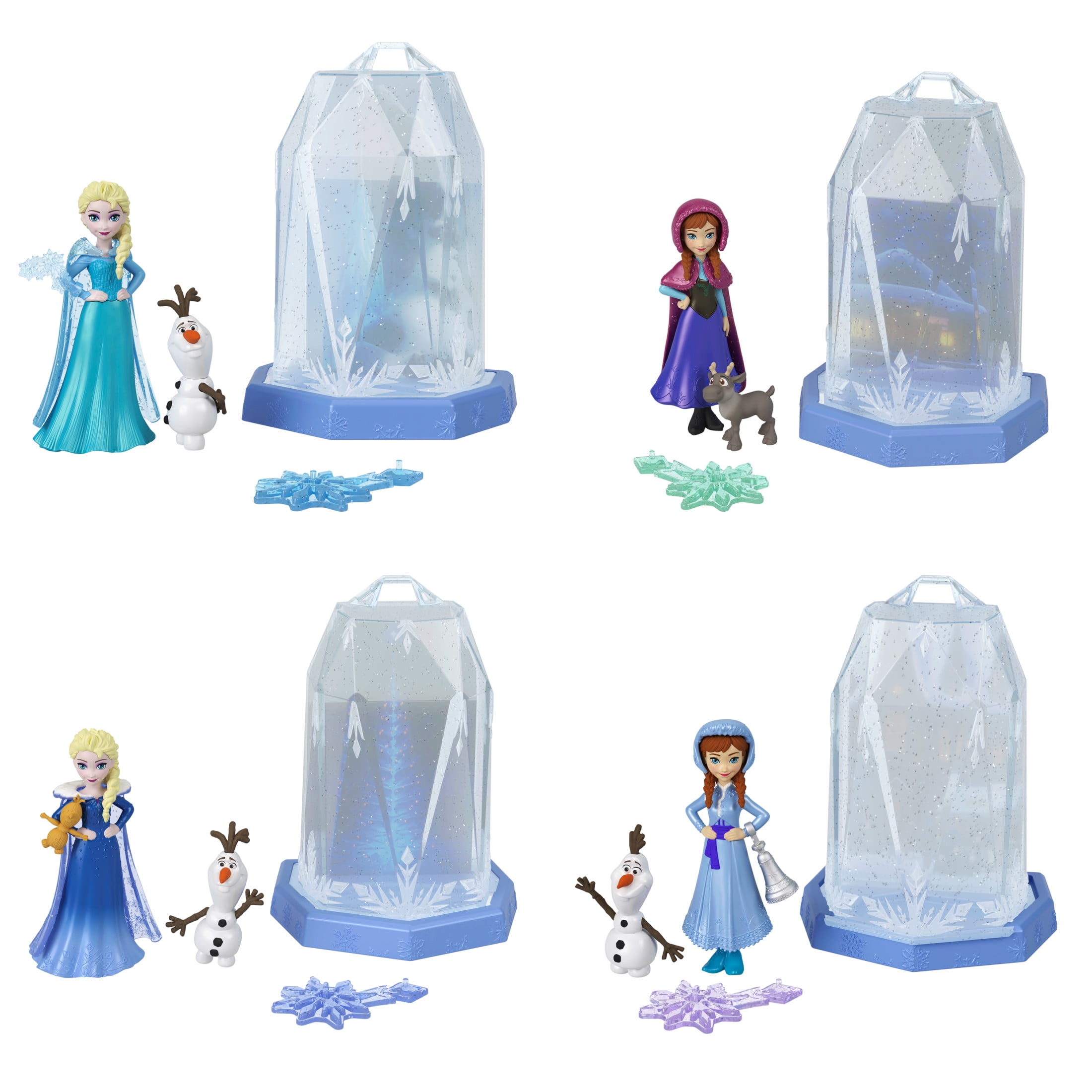 Disney Frozen Ice Reveal Surprise Small Doll with Ice Gel, Character Friend & Play Pieces (Dolls May Vary)