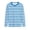 G2 Blue, variant on DxhmoneyHX Girls Striped Long Sleeve Shirts Basic Crew Neck Color Block Tunic Tee Tops Summer Vacation Lounge Blouse Age 3-14 Years