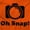 Orange, variant on Oh Snap Camera Snapshot Cute Hobby Womens Fitted Plus Size Graphic Tee Brisco Brands 2X