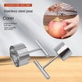 thumbnail image 5 of Stainless Steel Multifunction Apple Pear Core Separator Kitchen Tool, 2 Pack Stainless Steel Apple Pear Core Separator, Multifunction Corer Tool for Apple Pears (S+L), 5 of 5