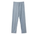 thumbnail image 6 of Men's Pajamas Set Spring Snd Autumn Long Sleeve Home Cardigan Pure Soft Comfortable Hidden Buttons, 6 of 8