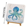 thumbnail image 3 of 8 Designs Sea Glass Art DIY Craft Kit, Beach Themed with Canvas Board Metal Tweezers Wooden Easel, Beginner Friendly Nautical Handmade Home Decor Gift, 3 of 7