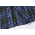 thumbnail image 6 of SSLR Flannel Shirts for Men, Long Sleeve Button Down Shirt Lightweight Plaid Brushed Casual, 6 of 8