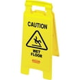 thumbnail image 2 of Rubbermaid Commercial, RCP611277YWCT, Caution Wet Floor Safety Sign, 6 / Carton, Yellow, 2 of 2