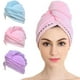 thumbnail image 1 of Toalla para el cabello Rawiri, paquete de 3, toallas de microfibra de secado rápido, gorros para secar el cabello en el baño, toalla para secar el cabello en el baño, gorro de secado rápido para, 1 of 8