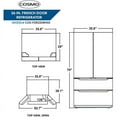 thumbnail image 5 of 22.5 cu. ft. 4-Door French Door Refrigerator in Stainless Steel, 5 of 14
