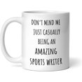 thumbnail image 1 of Amazing Sports Writer Coffee Mug, Best Sports Writer Gift, Awesome Sports Writer Coffee Mug, 1 of 2
