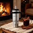 thumbnail image 6 of LEHOZIHEQ Tumbler with Handle, Insulated Tumblers with Lid and Straw, Leakproof Metal Sports Water Bottle Jug, Stainless Steel Travel Coffee Mug, Double Wall Vacuum Thermal Cup, 6 of 9