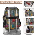 thumbnail image 4 of 30L Backpack Durable Computer Bag for College & Travel Lightweight Daypack Fits 15.6" Laptop Cute Snails and Mushrooms, 4 of 7
