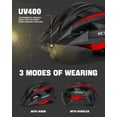 thumbnail image 2 of Casco de bicicleta VICTGOAL con luz recargable para hombre y mujer, 2 of 9