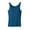 Blue, variant on Tank Tops with Build in Bras Solid Color Plus Size Sleeveless Crew Neck Lightweight Tops & Blouses for Women Beach Vacation Fashion Coffee XL