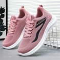 thumbnail image 5 of zuwimk Womens Sneakers,Youth Girls Cheer Shoes White Cheerleading Dance Shoes Training Tennis Walking Competition Sneakers Pink, 5 of 5