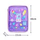 thumbnail image 2 of Bolsas Transparentes para Tableta Con Dibujos Animados Lindos 3 Piezas IPad Pro 11() Púrpura, 2 of 9