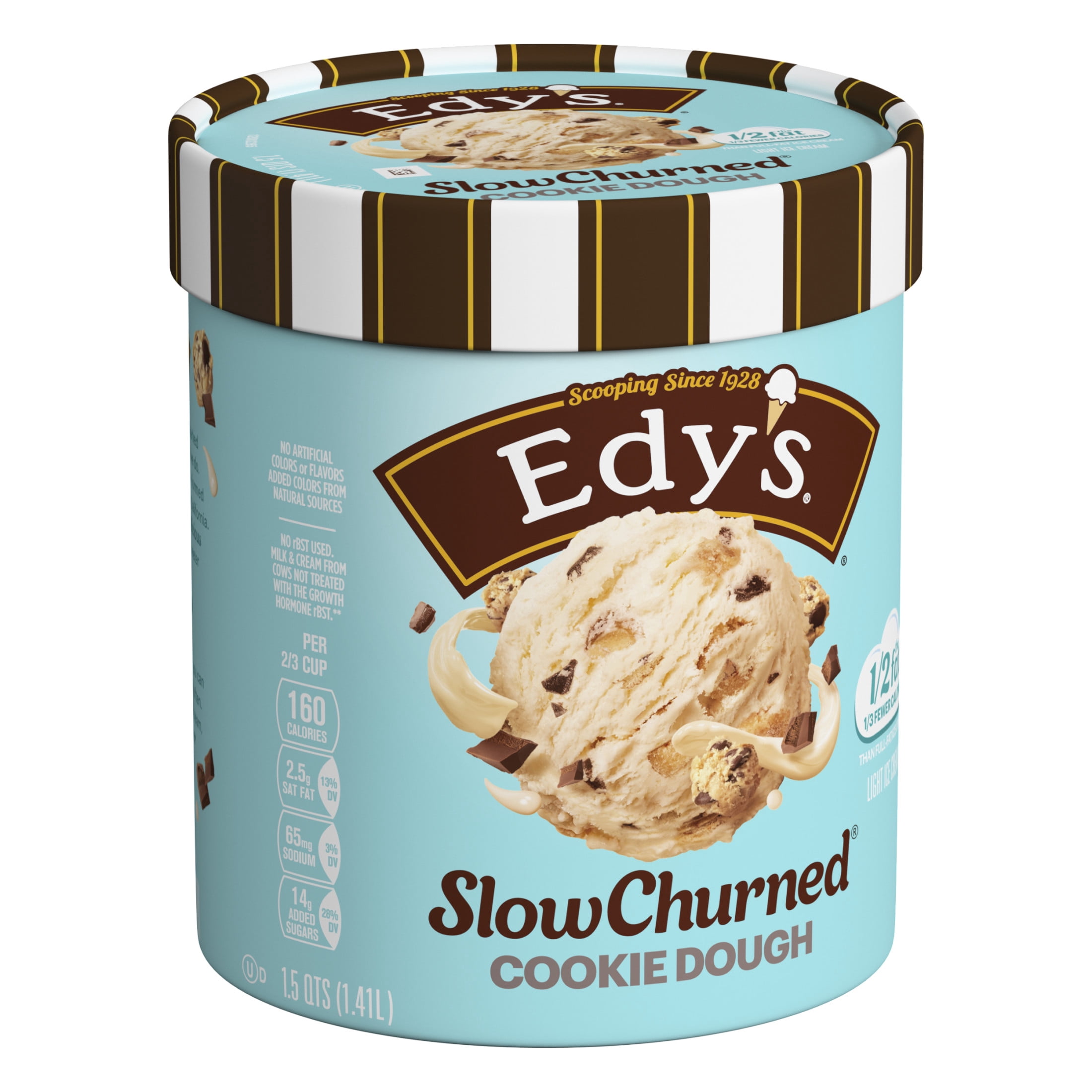 Edy’s/Dreyer’s Slow Churned Cookie Dough Light Ice Cream, 1.5 Qt