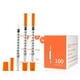 thumbnail image 1 of Jeringa desechable Beicok U-100 de 1 ml con aguja de 31 G x 6 mm, paquete de 100, 1 of 8