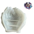 thumbnail image 1 of Moldes de silicona, molde de resina epoxi en forma de manos para soporte de lámpara de luna, soporte de joyería, manualidades decorativas, molde fácil de desmoldar, más grueso MFZFUKR  222756, 1 of 8