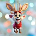 thumbnail image 4 of christmas tree New Christmas 2D Decoration Christmas Decorations Christmas Tree Pendant, 4 of 5
