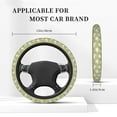 thumbnail image 3 of Uemuo Cute Rabbit And Flower Printed Car Elastic Steering Wheel Cover - Universal Car Accessory for Diverse Cars Anti-Slip, and Comfortable- 15", 3 of 8