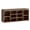 Brown, variant on Mvvte Shoe Bench with Removable Fabric Pad, Storage Bench with Padded Seat, Entryway Bench with 10 Cubbies, for Bedroom, Mudroom, Hallway & Closet (Wood, 41"D x 11.2"W x 16.75"H)