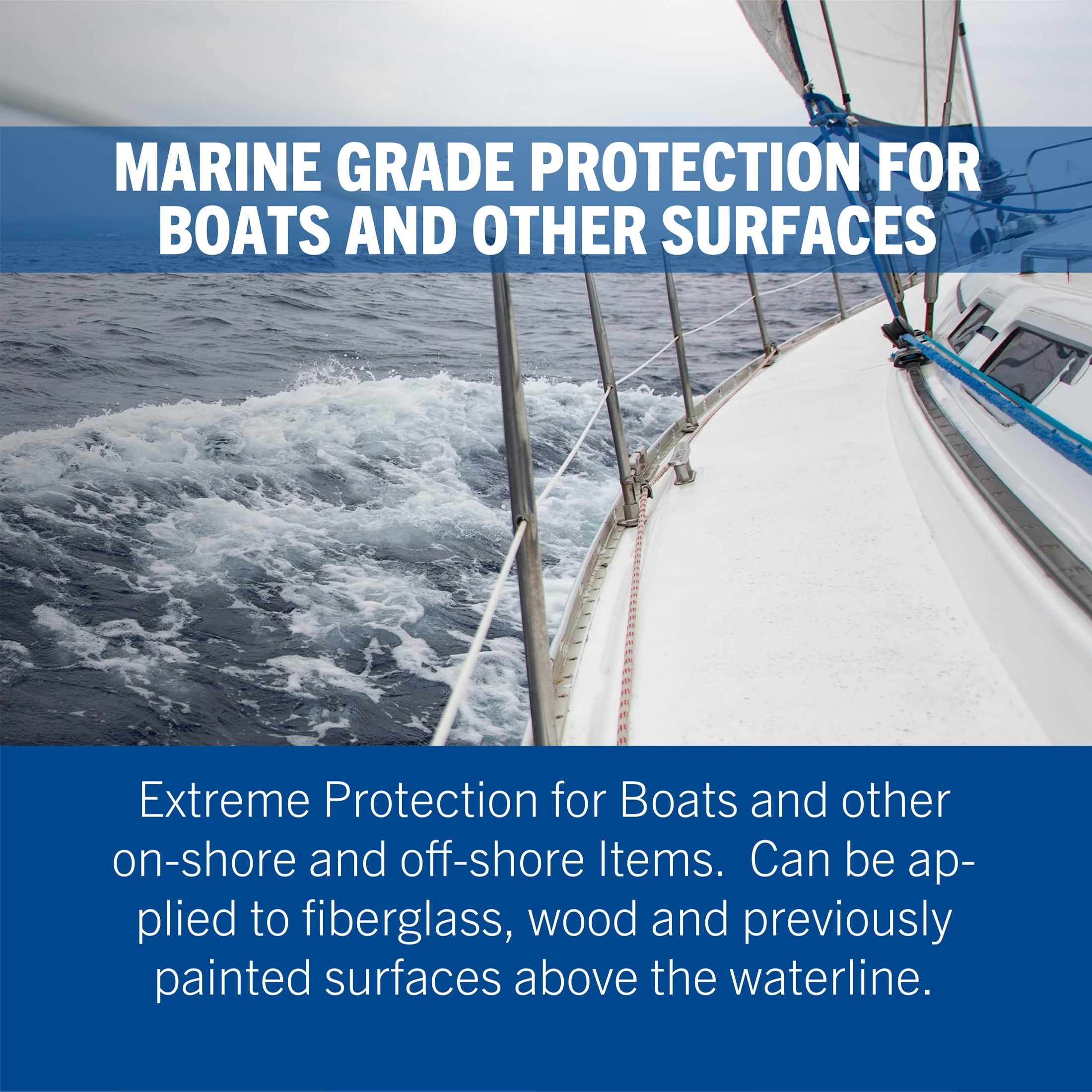 White, Rust-Oleum Marine Coatings Wood & Fiberglass Primer-396969, 1 qt