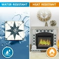 thumbnail image 5 of Mi Alma Peel and Stick Star Shaped B69 Backsplash Tile Stickers, Dark Gray, 6" x 6" (24-Pack), 5 of 10