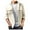 Beige, variant on Men's Corduroy Shirt Casual Long Sleeve Button Down Lightweight Shirt Solid Color Regular Fit Shacket Jacket with Pocket