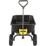 Gorilla Carts 4 Cu. ft. Poly Garden Dump Cart, 600 lbs. Capacity, 35 in. x 22 in. Bed, 10 in. Tires