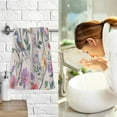 thumbnail image 7 of Yayeee 2 Pack Hand Towels for Bathroom 100% Cotton 16" x 28" Soft Absorbent Kitchen Towel, Purple Floral Pattern, 7 of 7