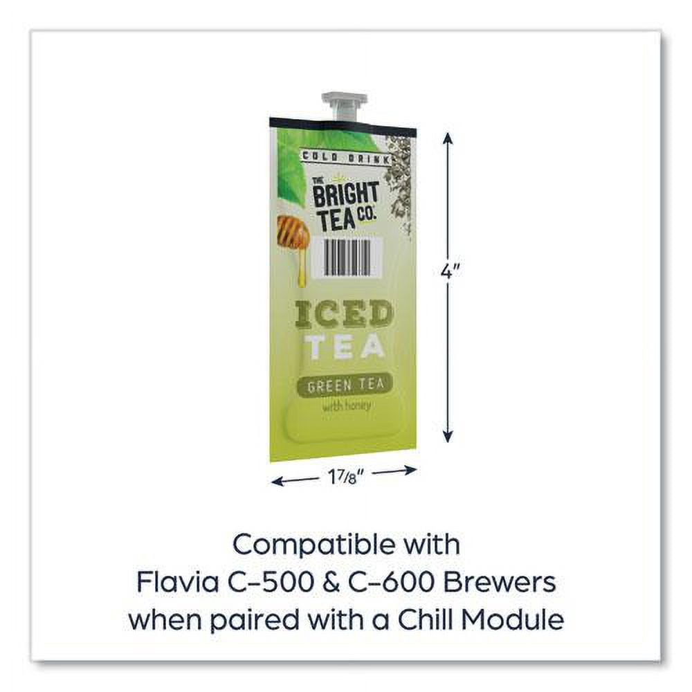 The Bright Tea Co. Iced Green Tea with Honey Freshpack, 100/Carton