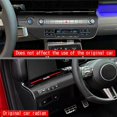 thumbnail image 2 of Car Central Control Trim Panel Frame for Hyundai Carbon Fiber Pattern, 2 of 5