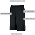 thumbnail image 5 of Russell Athletic Boys' Big Dri-Power Performance Short with Pockets, Black, Medium, 5 of 8