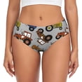 thumbnail image 1 of Balery Color Tractor Ropa Interior de Algodón para Mujer con Dibujo – Braguitas Cómodas y Elásticas, Estilo Clásico-Small, 1 of 6