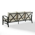 thumbnail image 3 of Crosley Furniture Kaplan Cushions Metal Outdoor Sofa - Oatmeal, 3 of 4