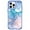 Blue, variant on Dteck Marble Pattern Case For iPhone 16 Pro,Shockproof Hard PC+Soft Silicone Bumper Drop Protective Women Girls Phone Cover Case for iPhone 16 Pro,Pink