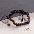 thumbnail image 3 of Ameralia Adjustable Adult Baltic Amber Bracelet - Certified Baltic sea amber - Includes gift box and customized message - The storage linen bag can be engraved - Size: 6.3" + 3.5" Polish Cherry, 3 of 5